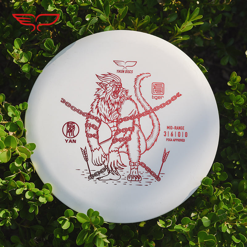 YAN disc golf Mid-range Tiger Line