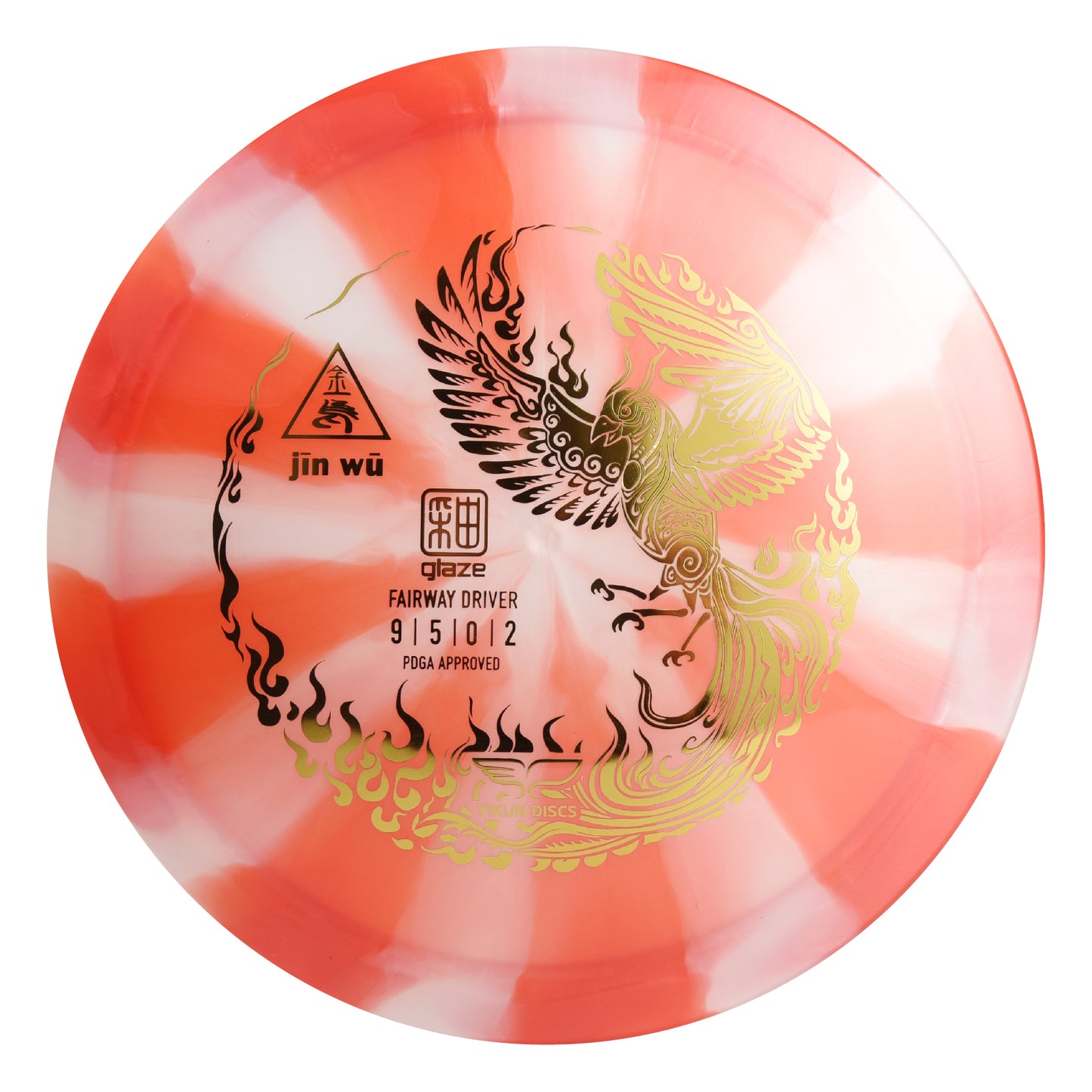 JINWU disc golf Driver Glaze X Line Yikun