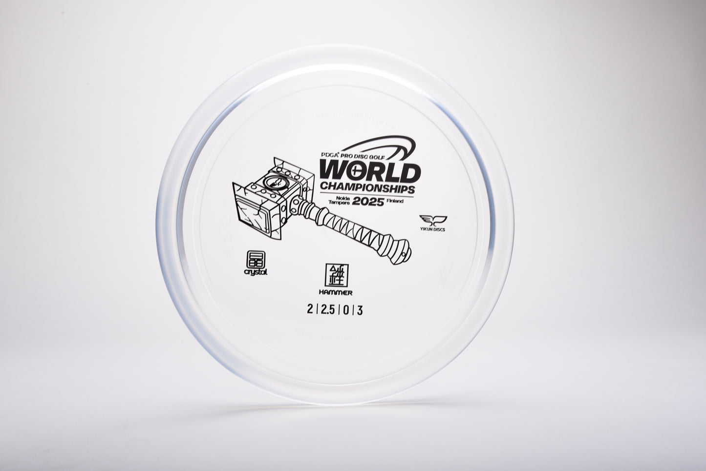 Disc golf Yikun & the Worlds limited version