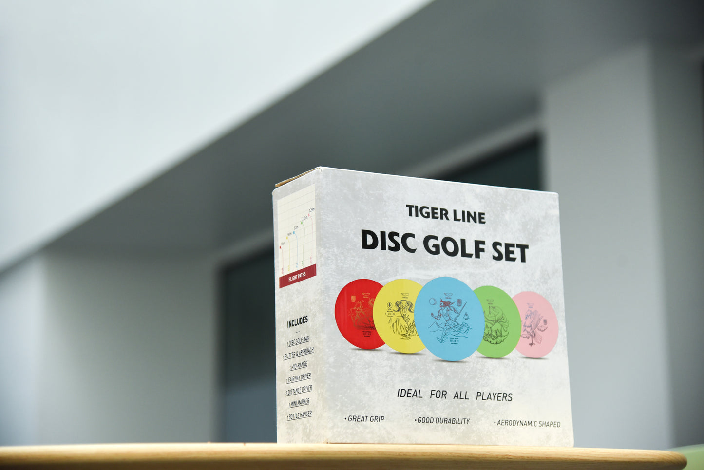 5-disc Tiger Line disc golf set by Yikun