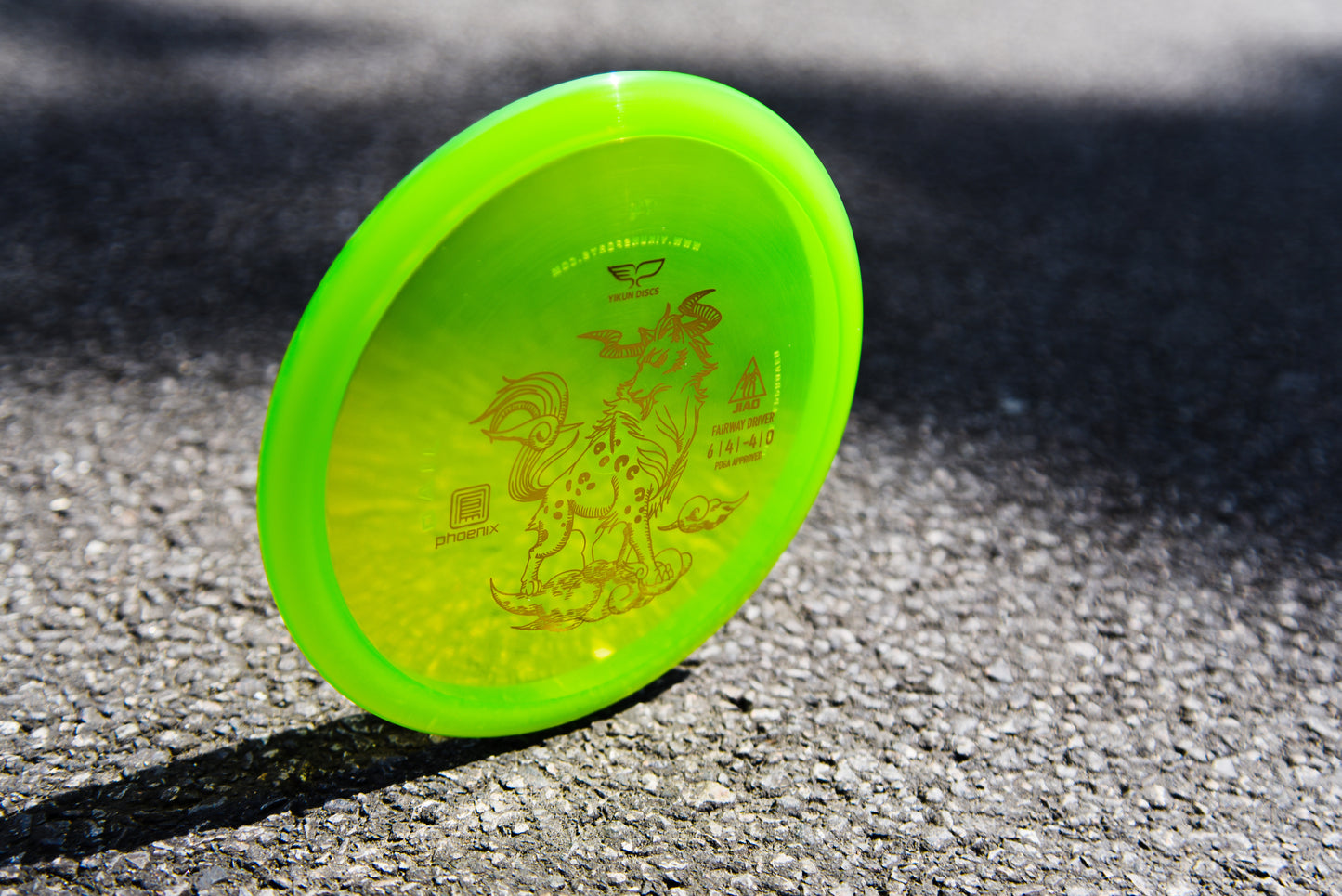 JIAO disc golf Driver Phoenix Line Yikun
