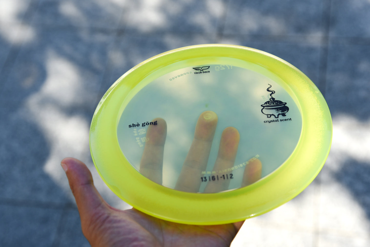 Shegong disc golf distance driver Crystal Scent Line|Yikun discs
