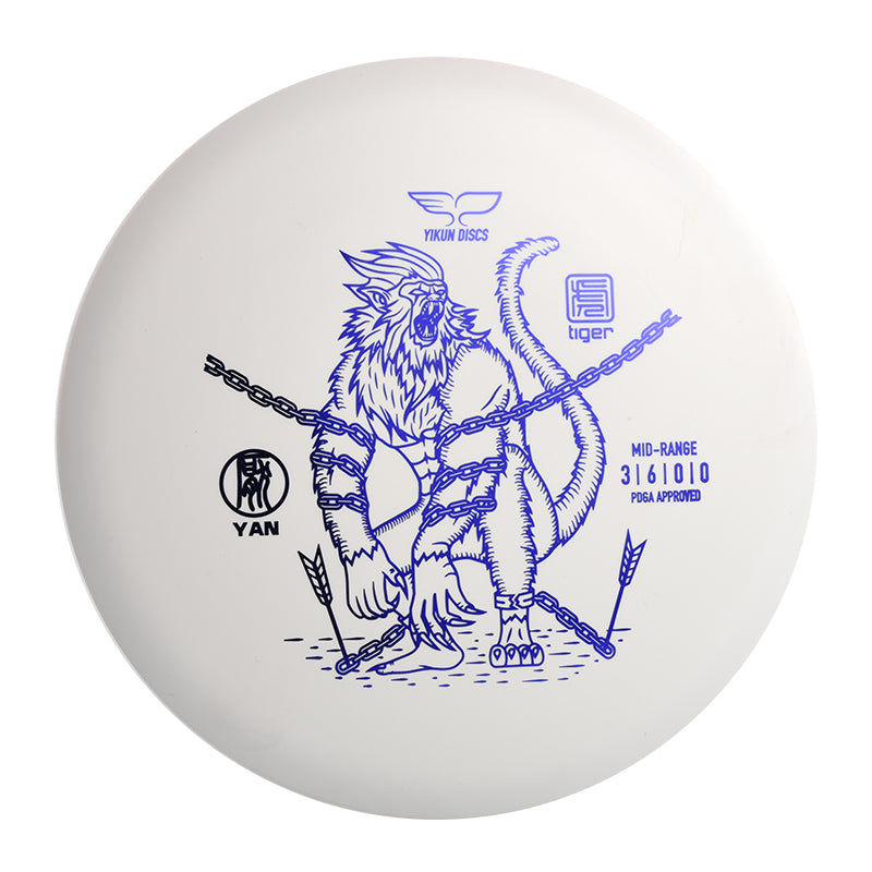 YAN disc golf Mid-range Tiger Line