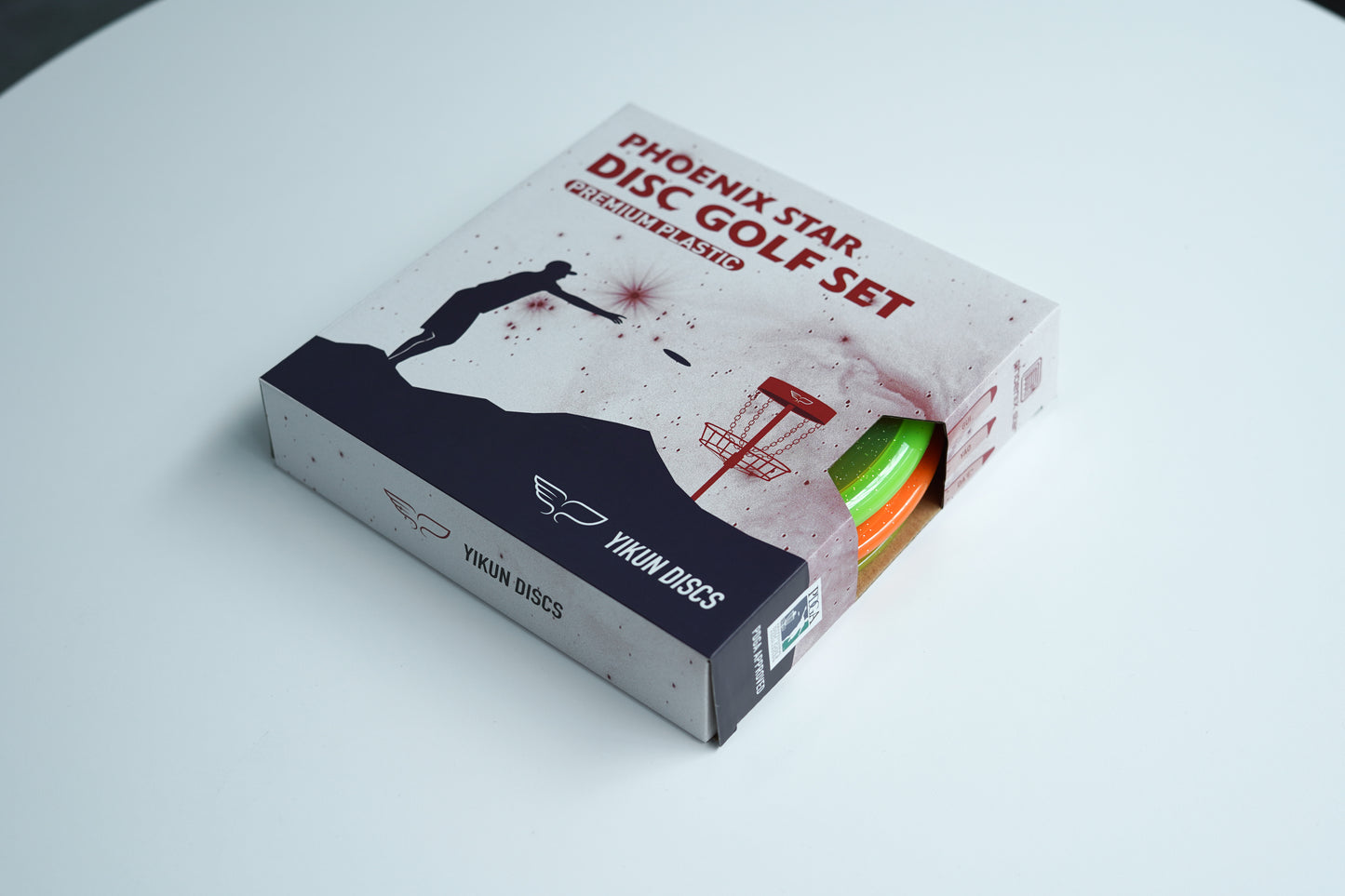 3-disc Phoenix Star Line disc golf set by Yikun