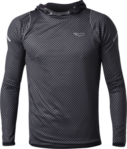 Long-Sleeve Hooded Compression Fleece Sportswear Yikun