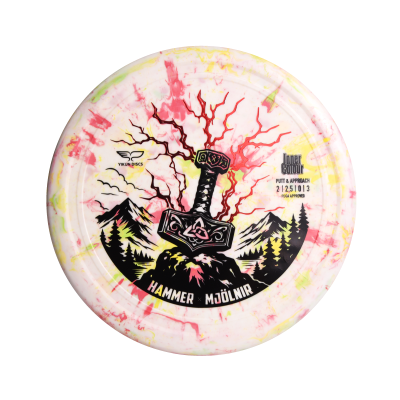 Hammer disc golf putter&approach inner color line|Yikun